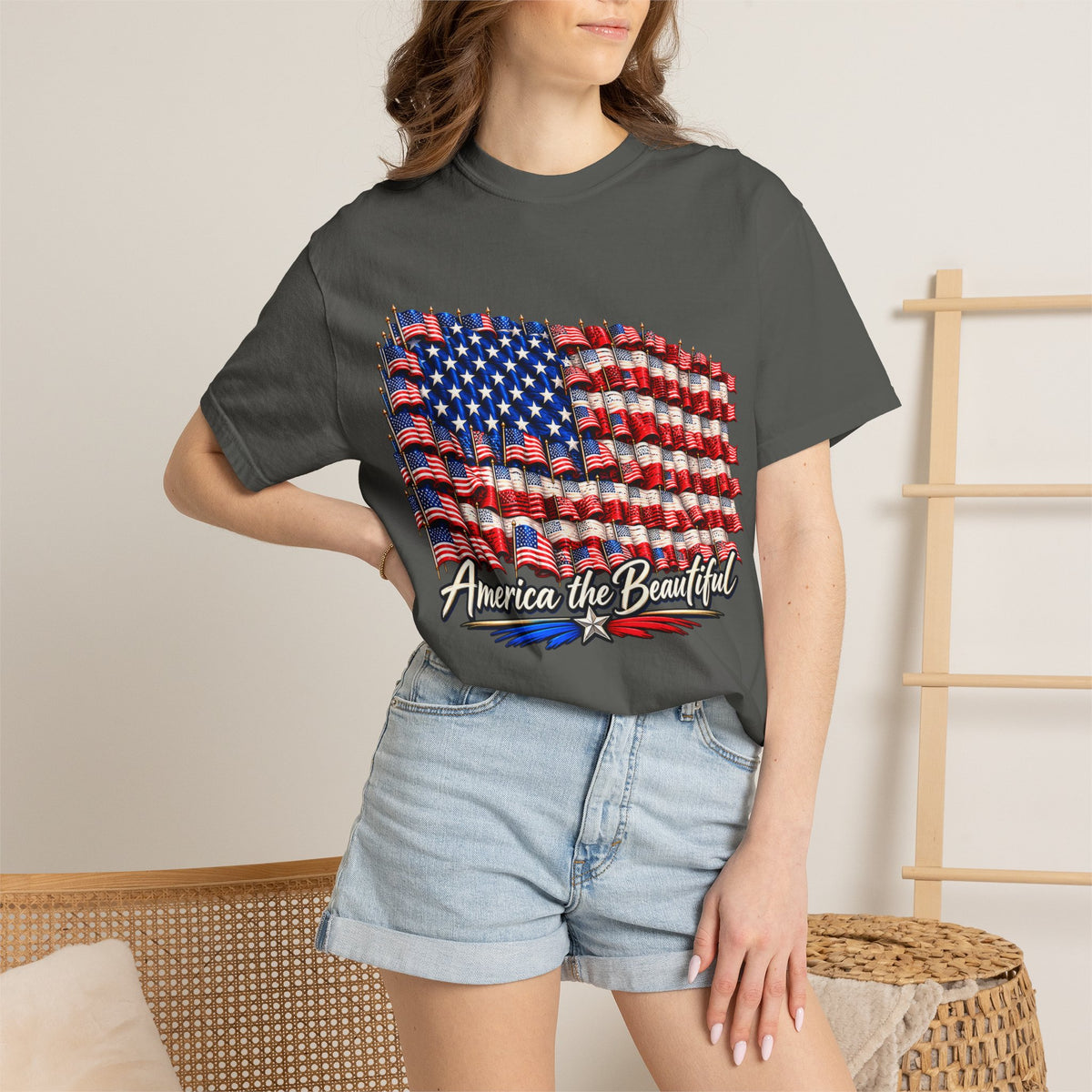 America the Beautiful Flag T-Shirt