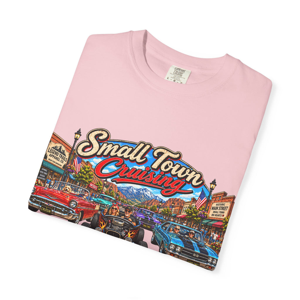 Small Town Cruising T-Shirt — Vintage Classic Car Scene Tee