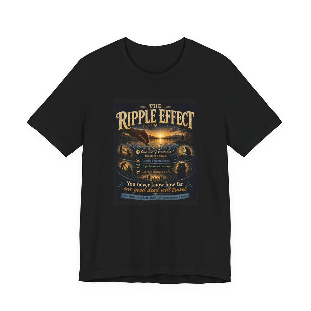 Ripple Effect T-Shirt — Inspirational Ocean Sunset Graphic Tee