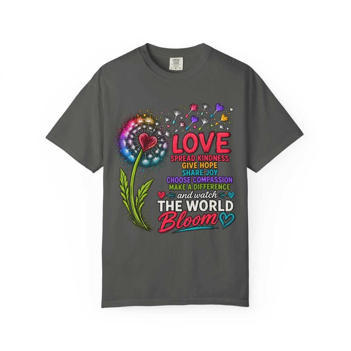 Love Blooms Floral Graphic T-Shirt