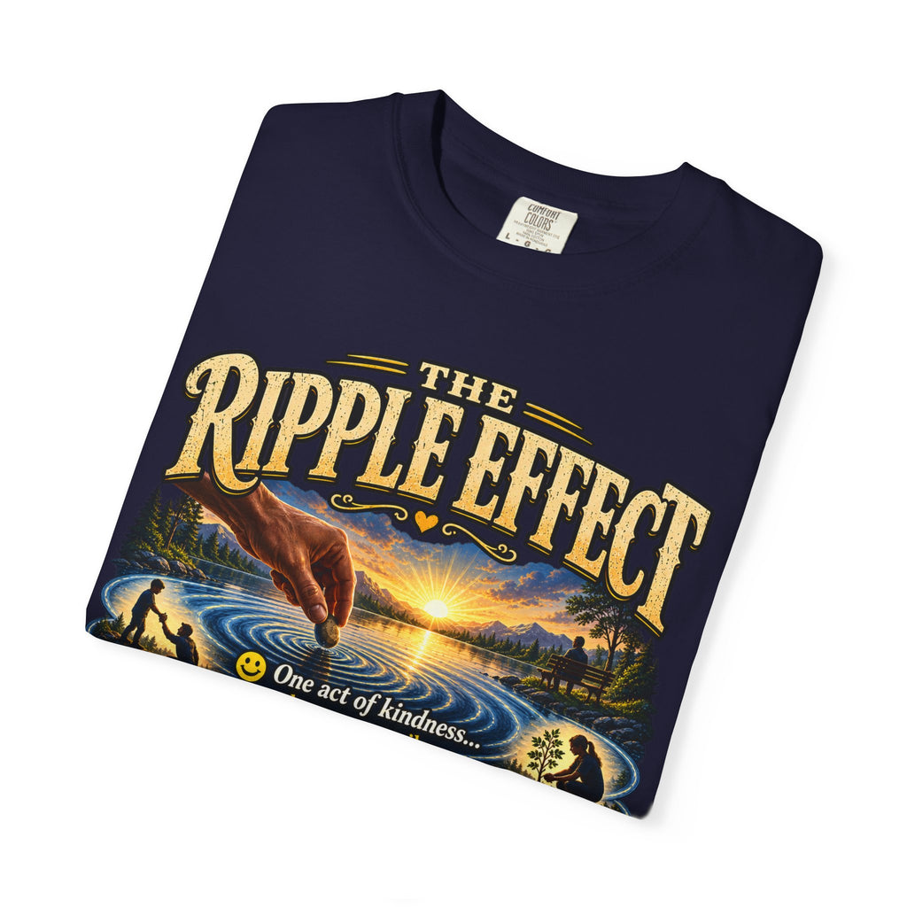Ripple Effect T-Shirt — Inspirational Nature Graphic Tee
