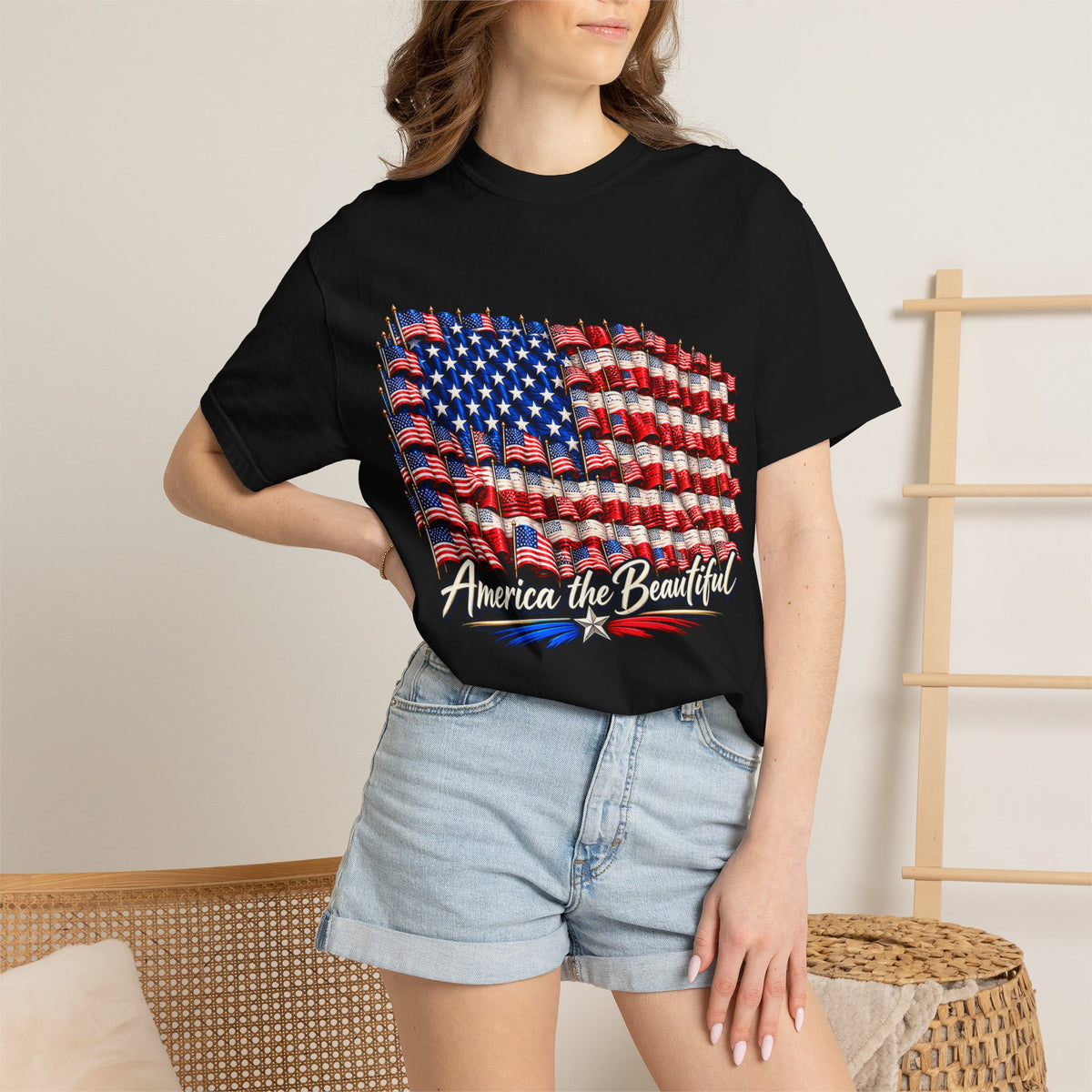 America the Beautiful Flag T-Shirt