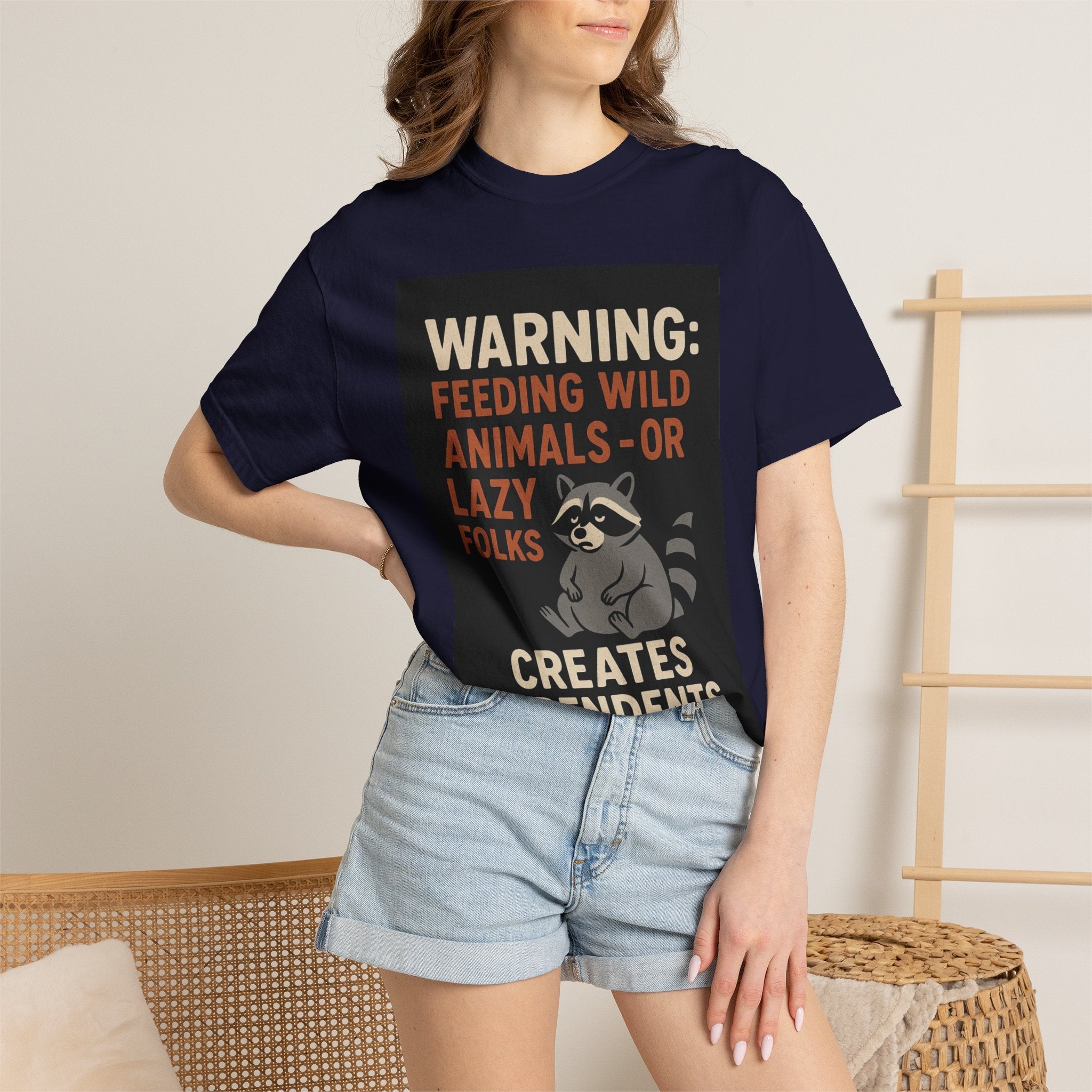 Warning: Feeding Wild Animals or Lazy Folks Creates Dependents T-Shirt