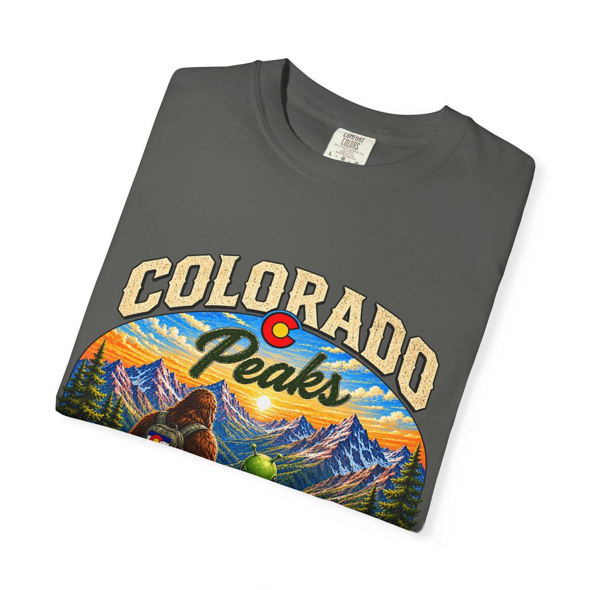 Colorado Peaks T-Shirt — One State, Endless Adventures Outdoor Graphic Tee