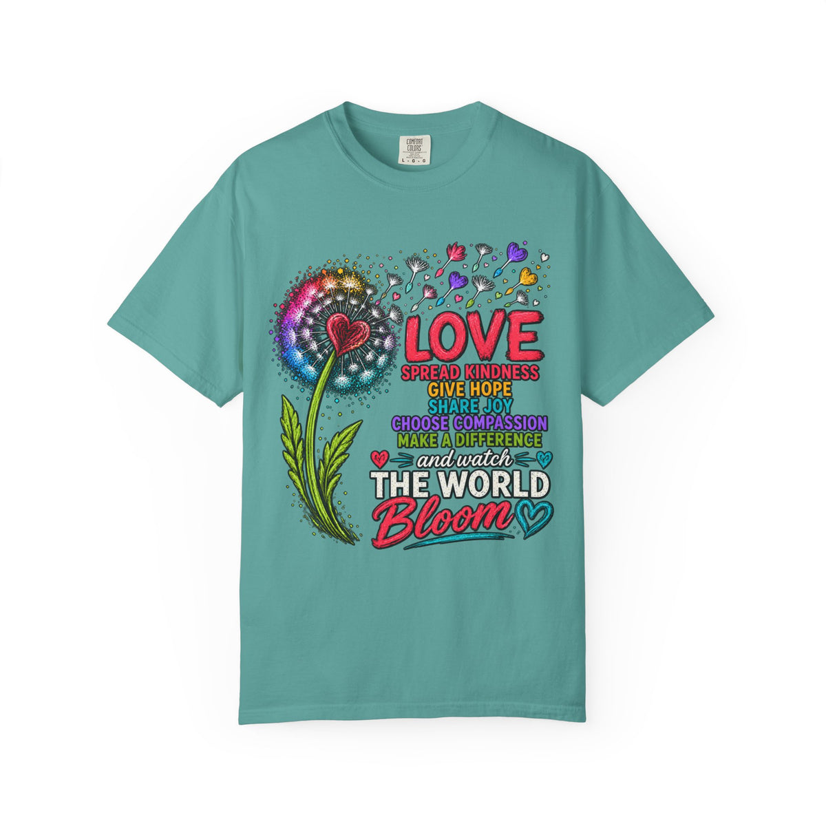 Love Blooms Floral Graphic T-Shirt