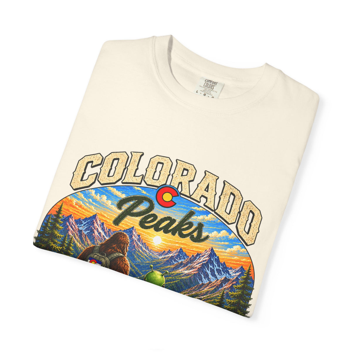 Colorado Peaks T-Shirt — One State, Endless Adventures Outdoor Graphic Tee