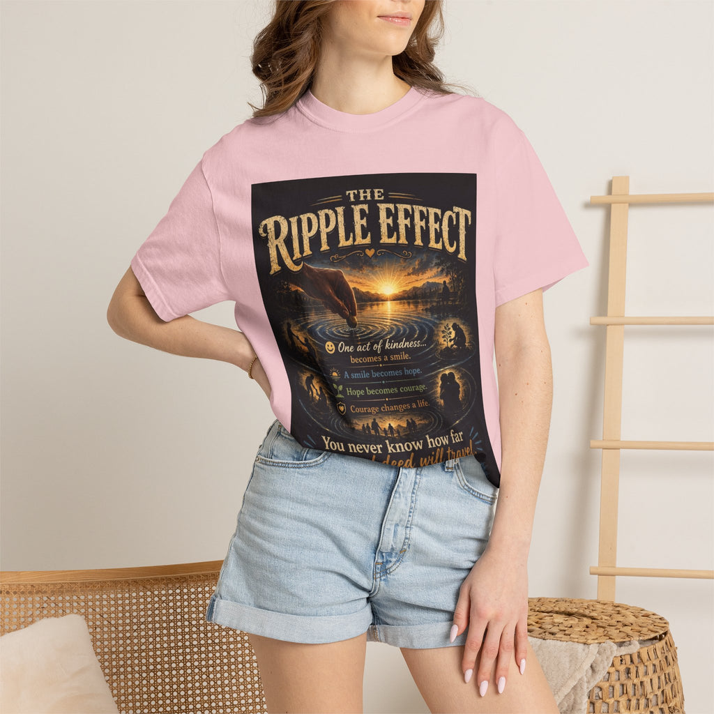 Ripple Effect T-Shirt — Inspirational 'The Ripple Effect' Graphic Tee