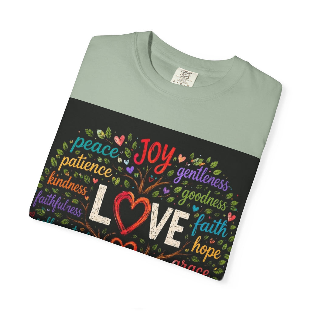 Love Tree T-Shirt — "Fruit That Grows From Love" Inspirational Faith Tee