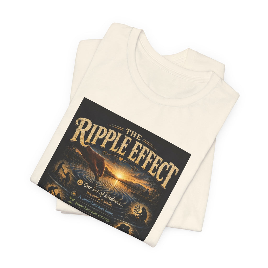 Ripple Effect T-Shirt — Inspirational Ocean Sunset Graphic Tee