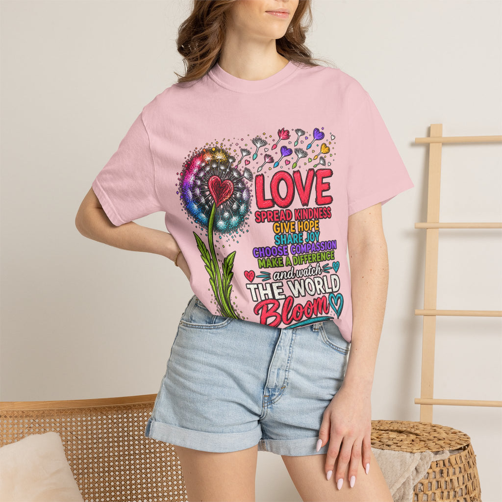 Love Blooms Floral Graphic T-Shirt