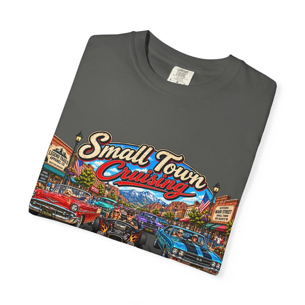 Small Town Cruising T-Shirt — Vintage Classic Car Scene Tee