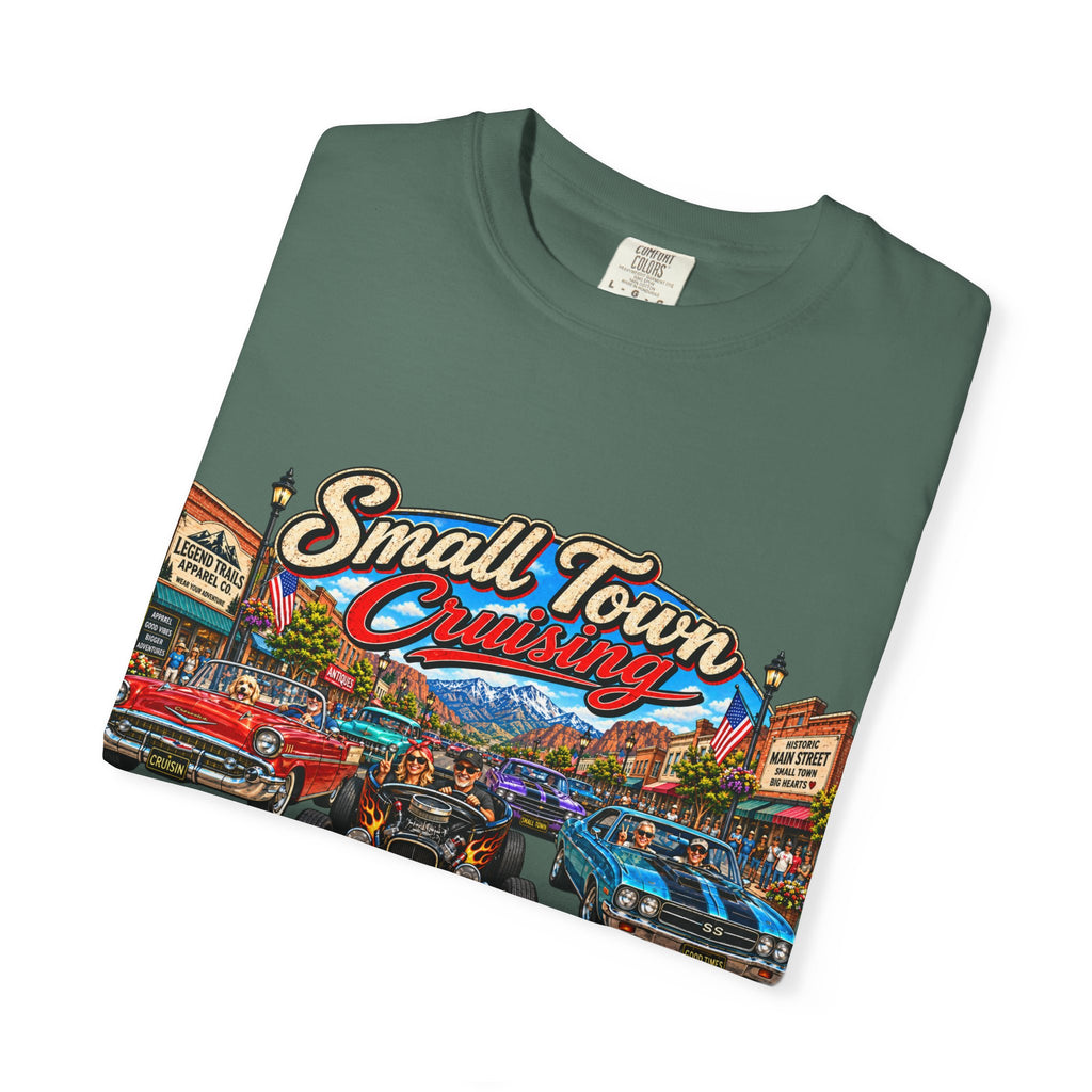 Small Town Cruising T-Shirt — Vintage Classic Car Scene Tee