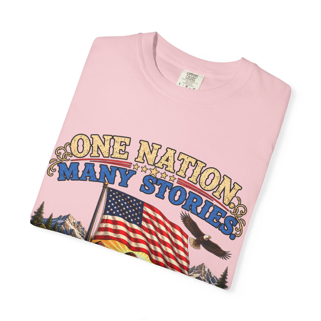 One Nation Many Stories One Flag T-Shirt