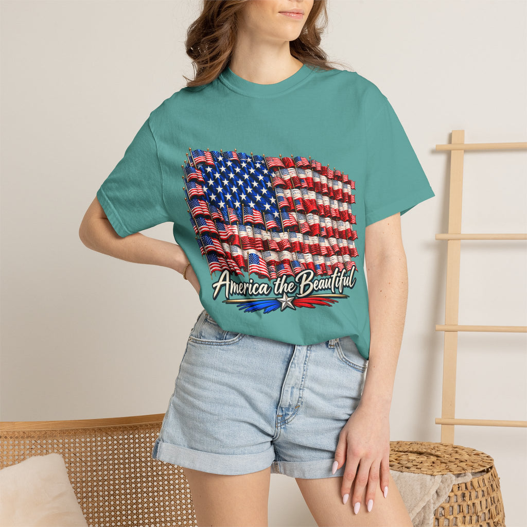 America the Beautiful Flag T-Shirt