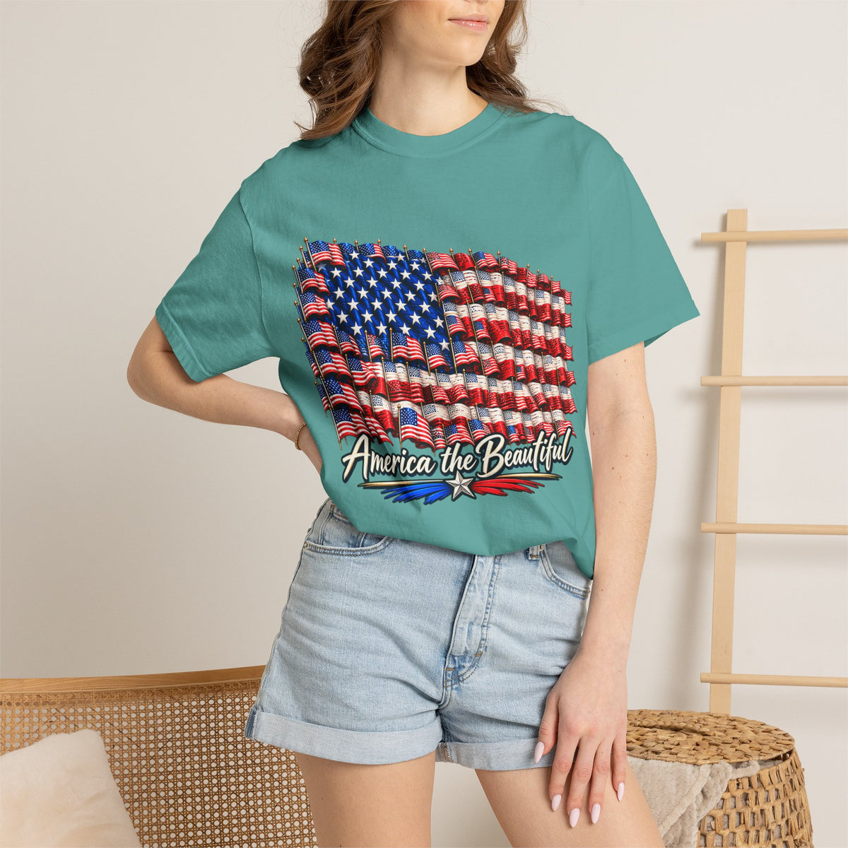 America the Beautiful Flag T-Shirt