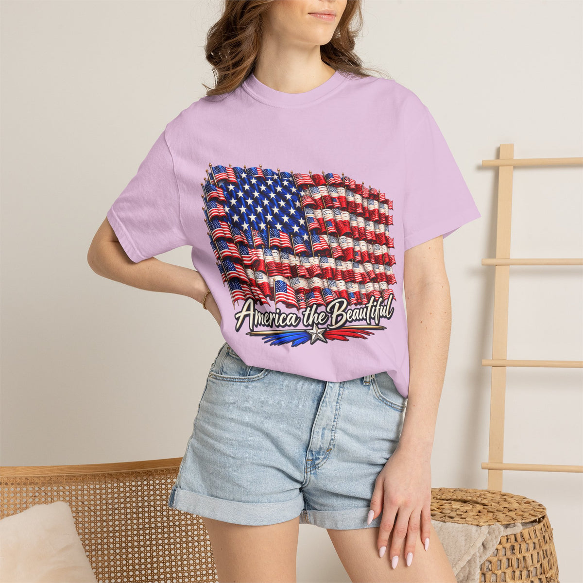 America the Beautiful Flag T-Shirt