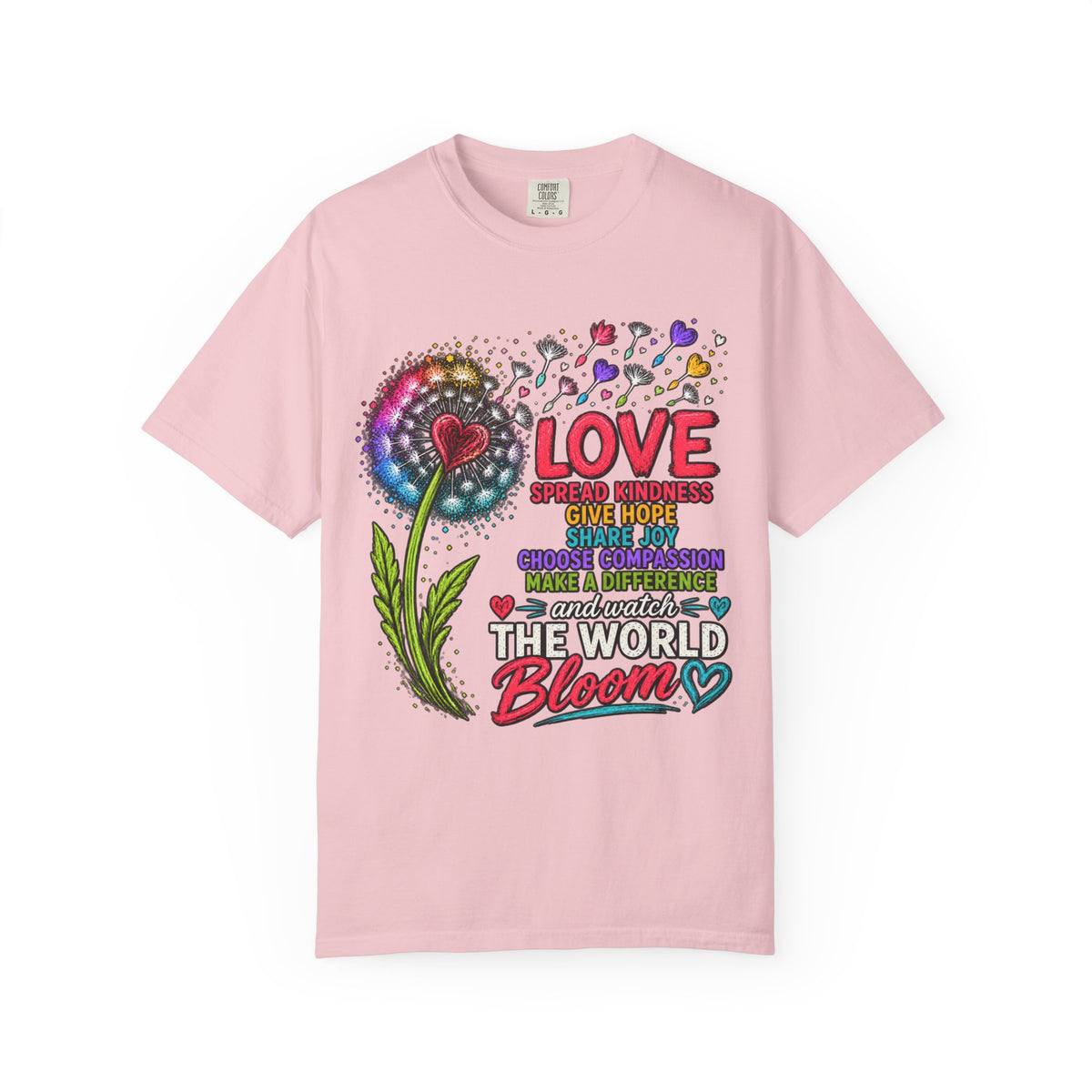 Love Blooms Floral Graphic T-Shirt