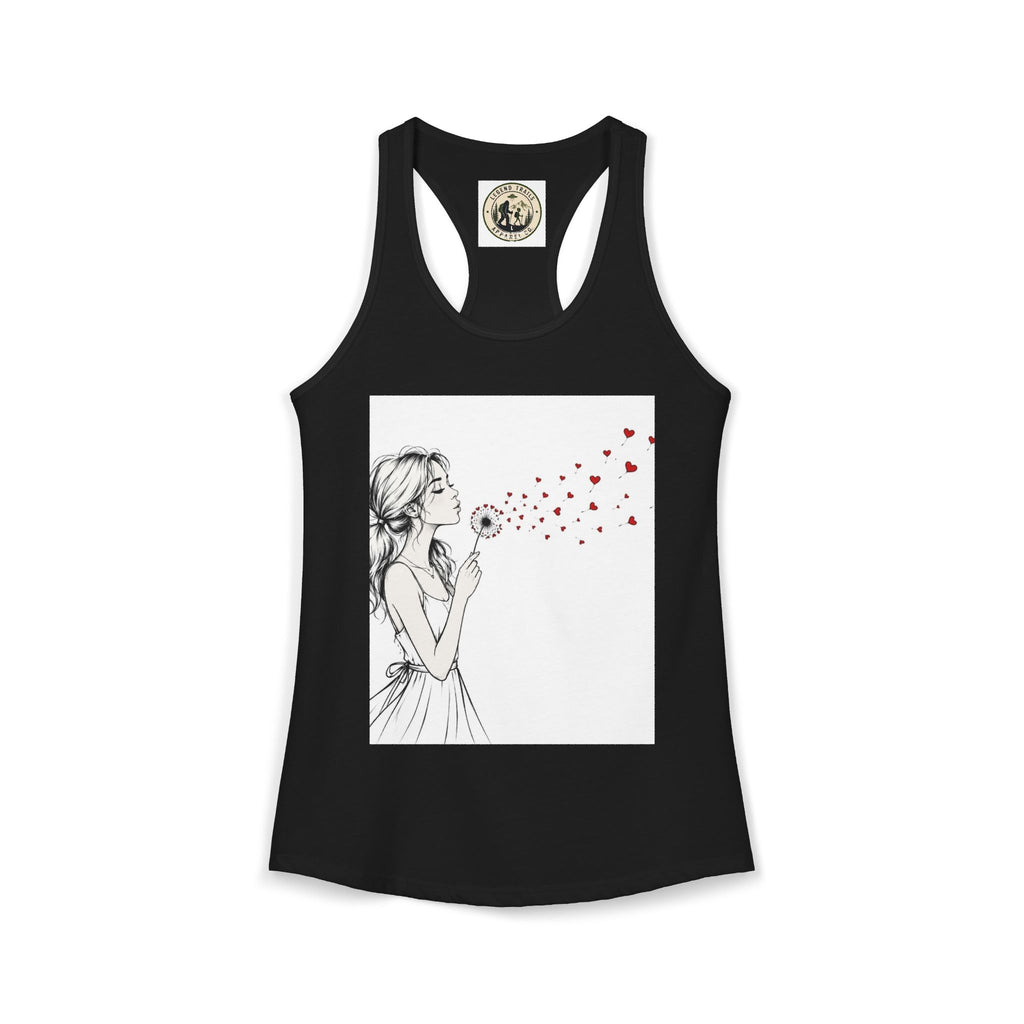 Women's Ideal Racerback Tank " SHARE THE LOVE"