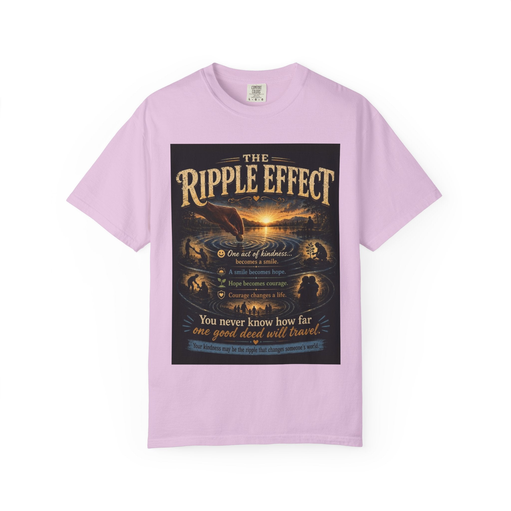 Ripple Effect T-Shirt — Inspirational 'The Ripple Effect' Graphic Tee