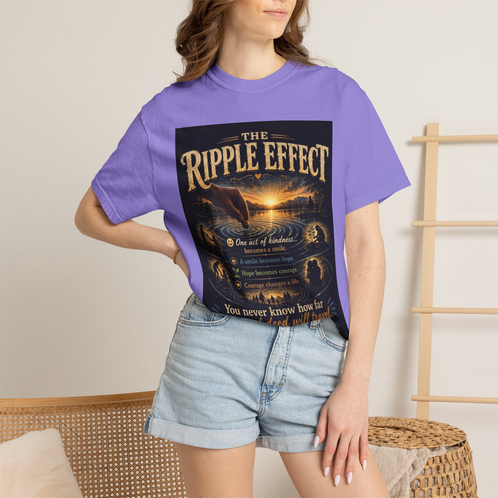 Ripple Effect T-Shirt — Inspirational 'The Ripple Effect' Graphic Tee