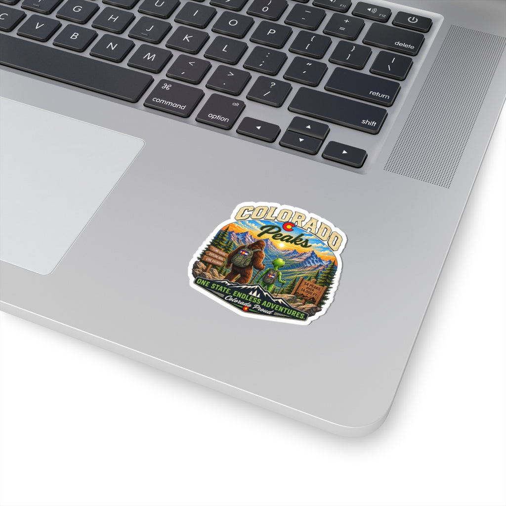 Colorado Peaks Sticker — One State, Endless Adventures Outdoor Decal