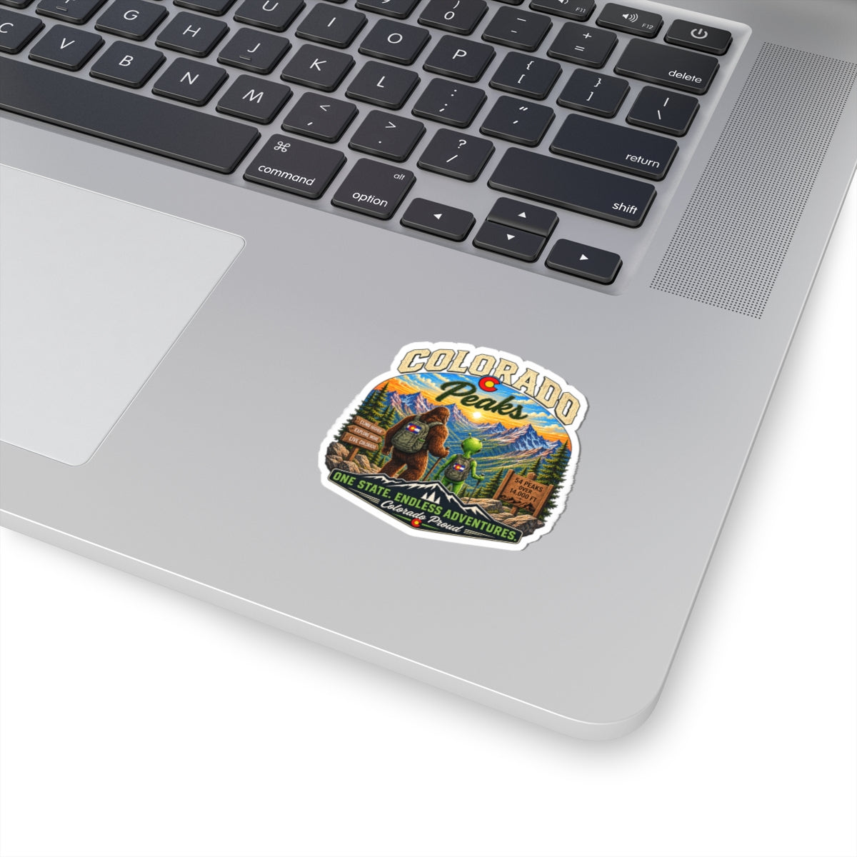 Colorado Peaks Sticker — One State, Endless Adventures Outdoor Decal
