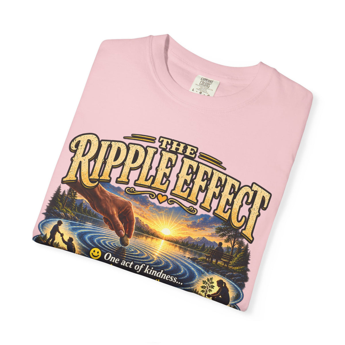 Ripple Effect T-Shirt — Inspirational Nature Graphic Tee