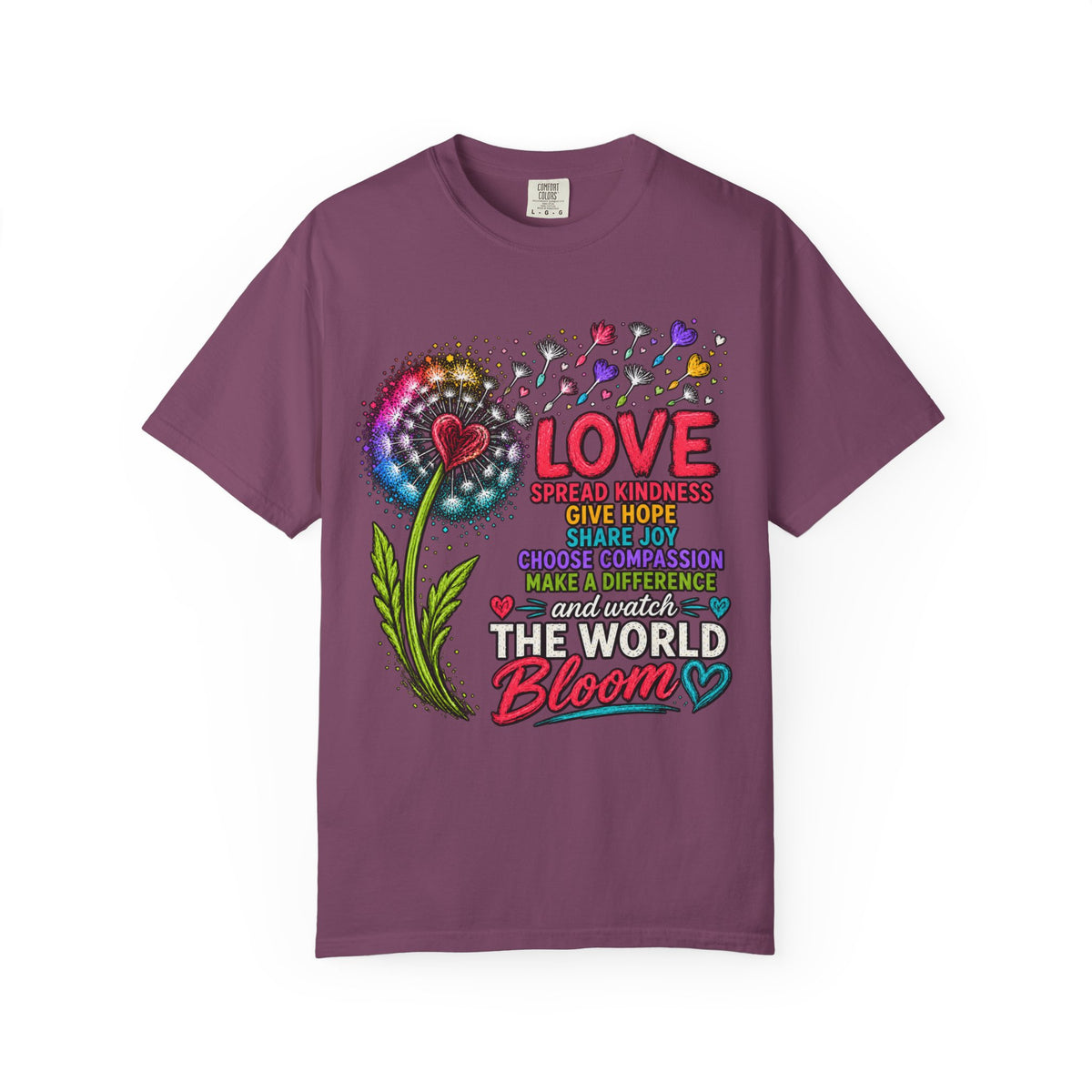 Love Blooms Floral Graphic T-Shirt