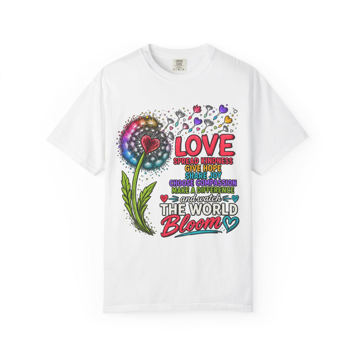 Love Blooms Floral Graphic T-Shirt