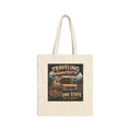 Traveling America Tote Bag – "One State at a Time" Vintage RV Travel Canvas Tote