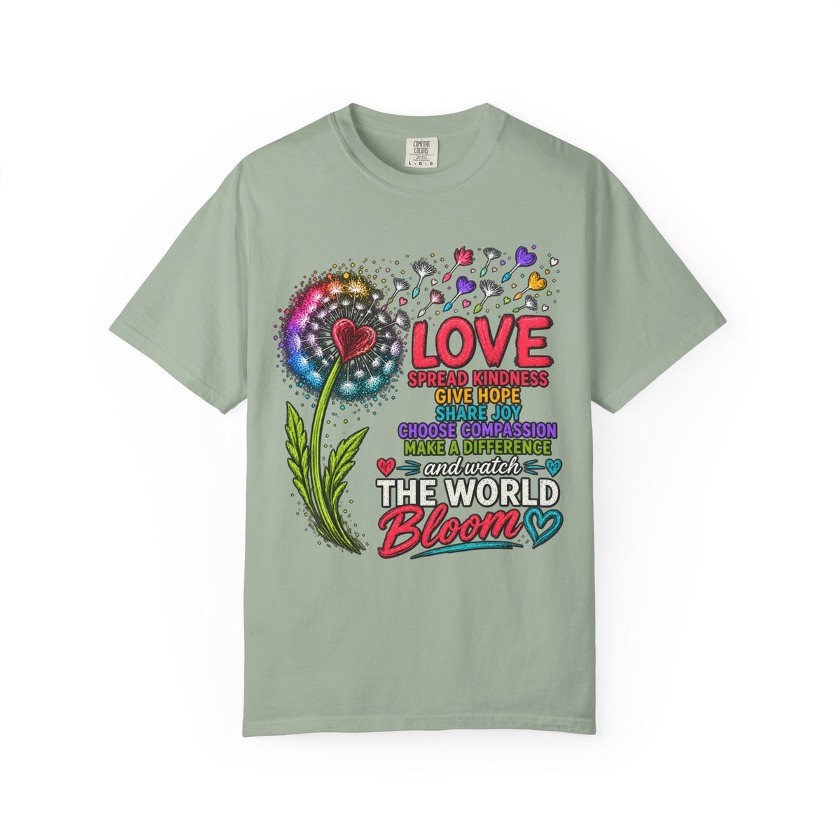 Love Blooms Floral Graphic T-Shirt