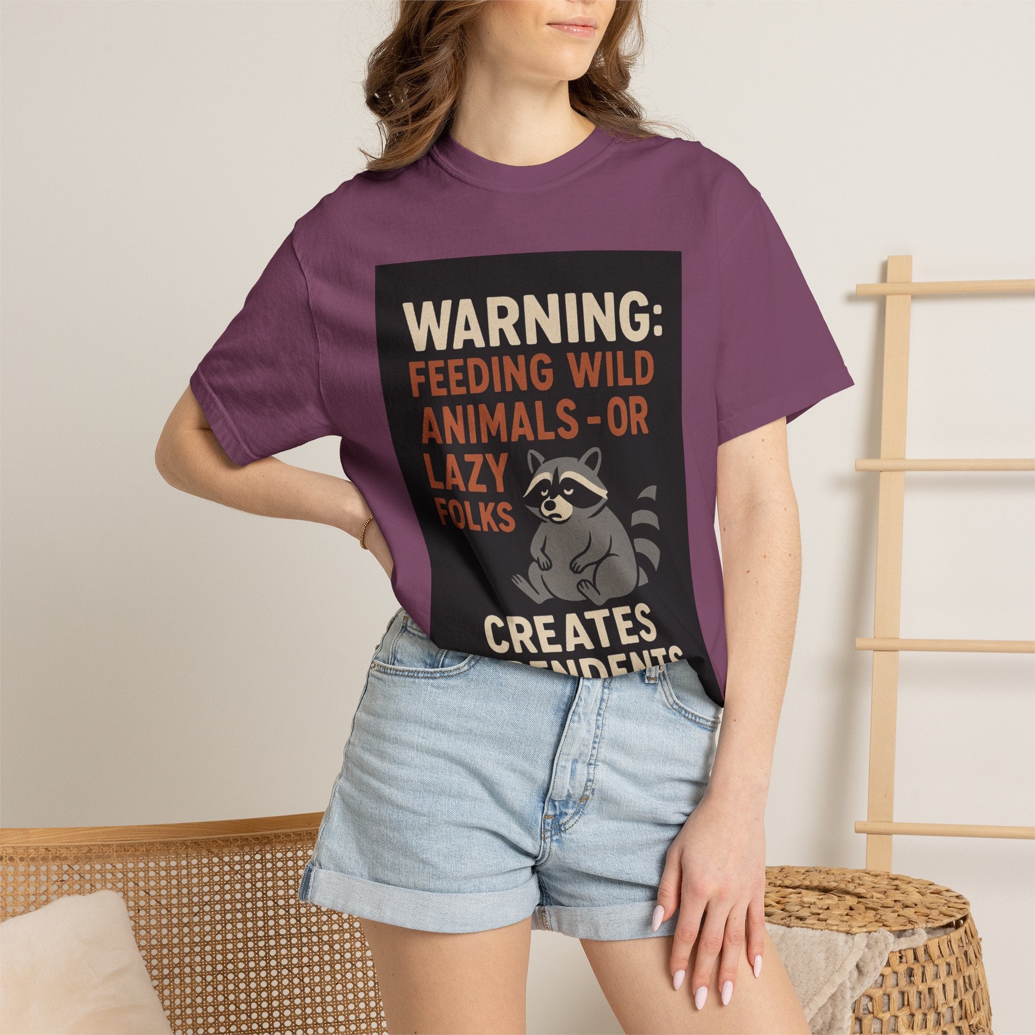 Warning: Feeding Wild Animals or Lazy Folks Creates Dependents T-Shirt