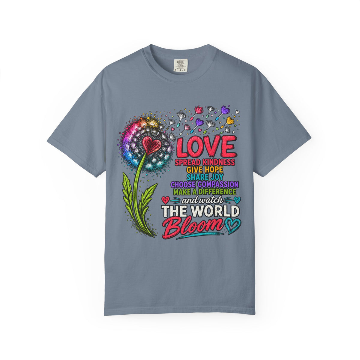 Love Blooms Floral Graphic T-Shirt