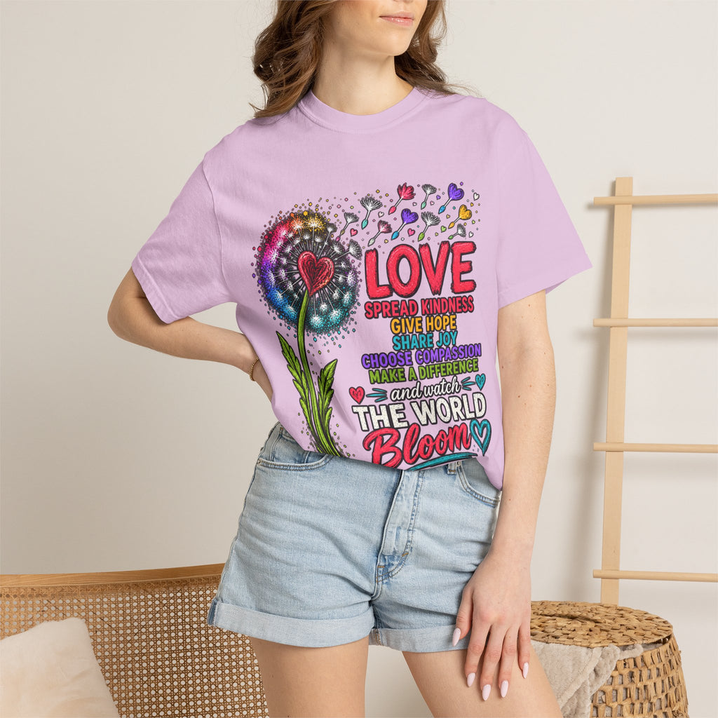 Love Blooms Floral Graphic T-Shirt