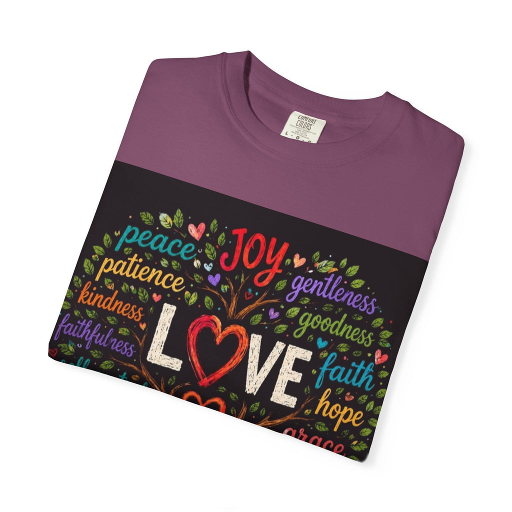 Love Tree T-Shirt — "Fruit That Grows From Love" Inspirational Faith Tee