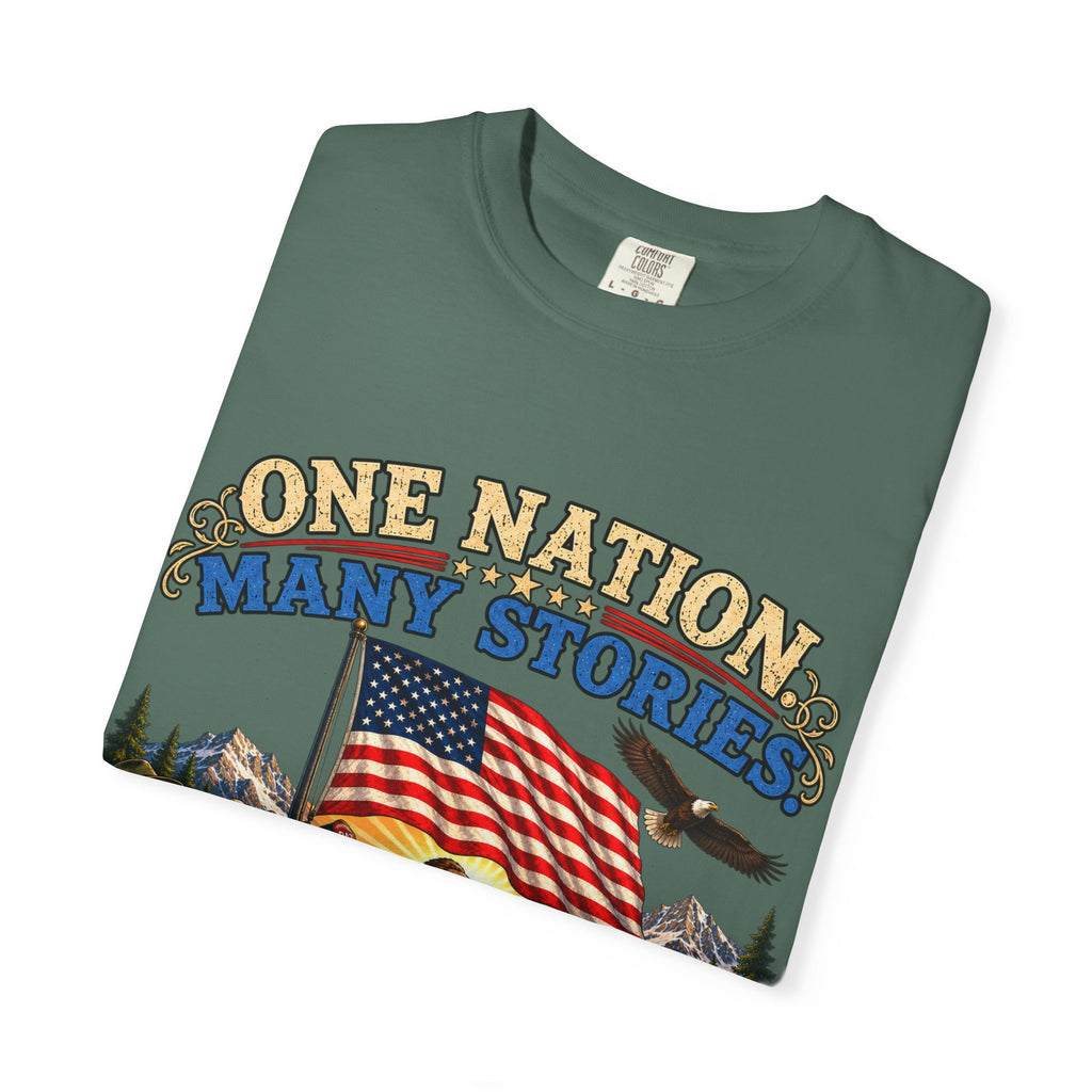 One Nation Many Stories One Flag T-Shirt