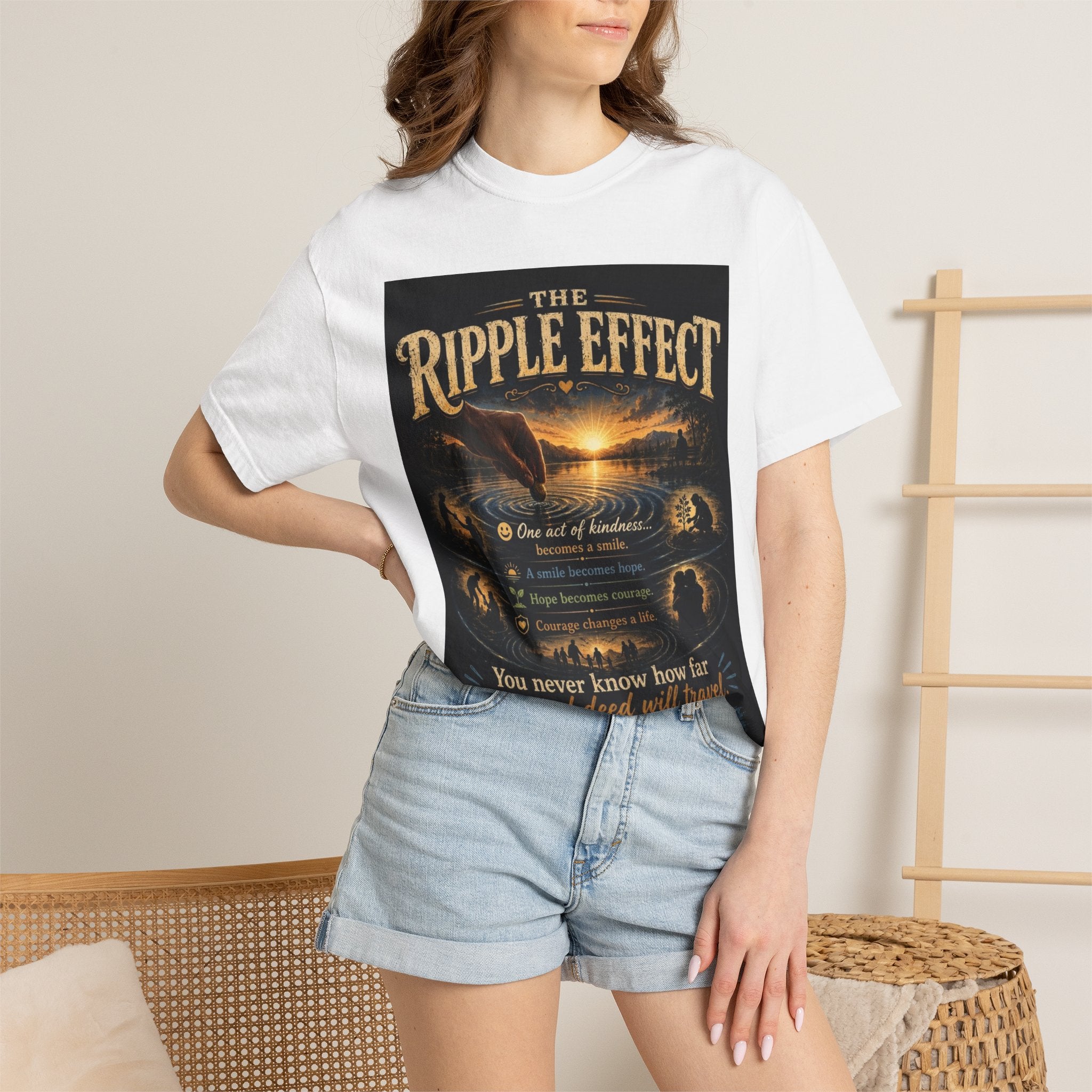 Ripple Effect T-Shirt — Inspirational 'The Ripple Effect' Graphic Tee