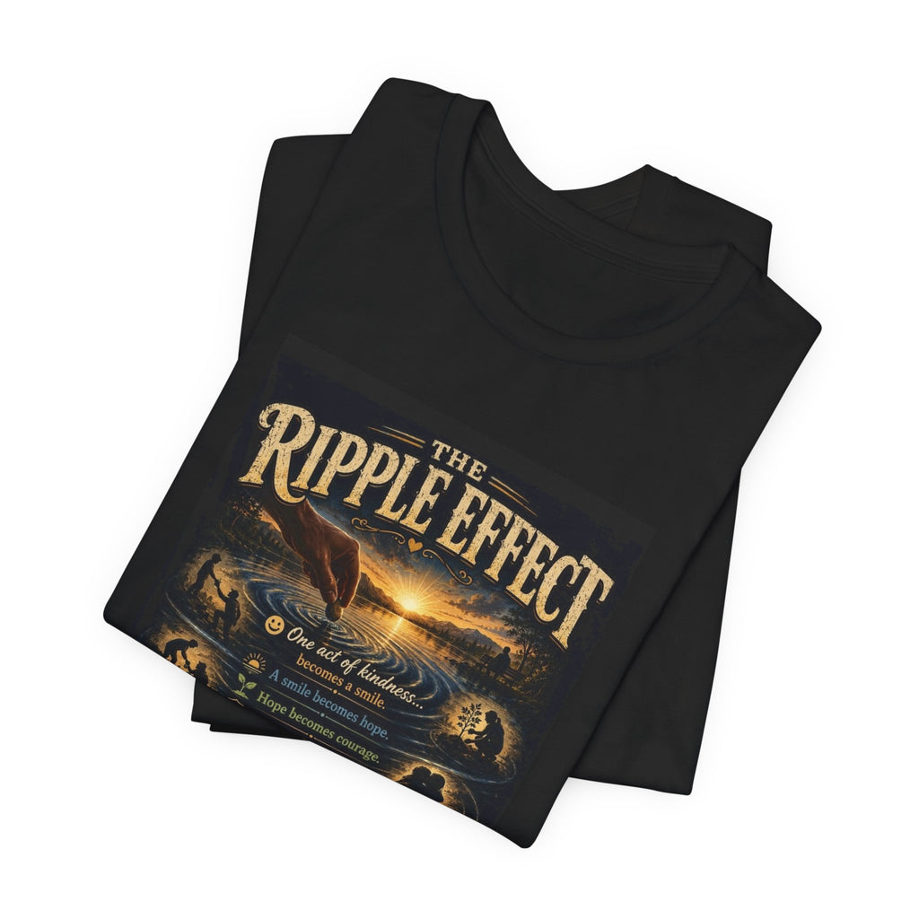 Ripple Effect T-Shirt — Inspirational Ocean Sunset Graphic Tee