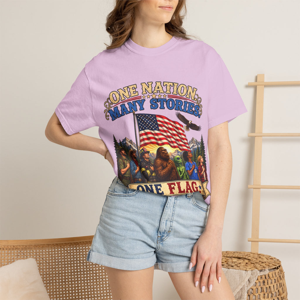 One Nation Many Stories One Flag T-Shirt