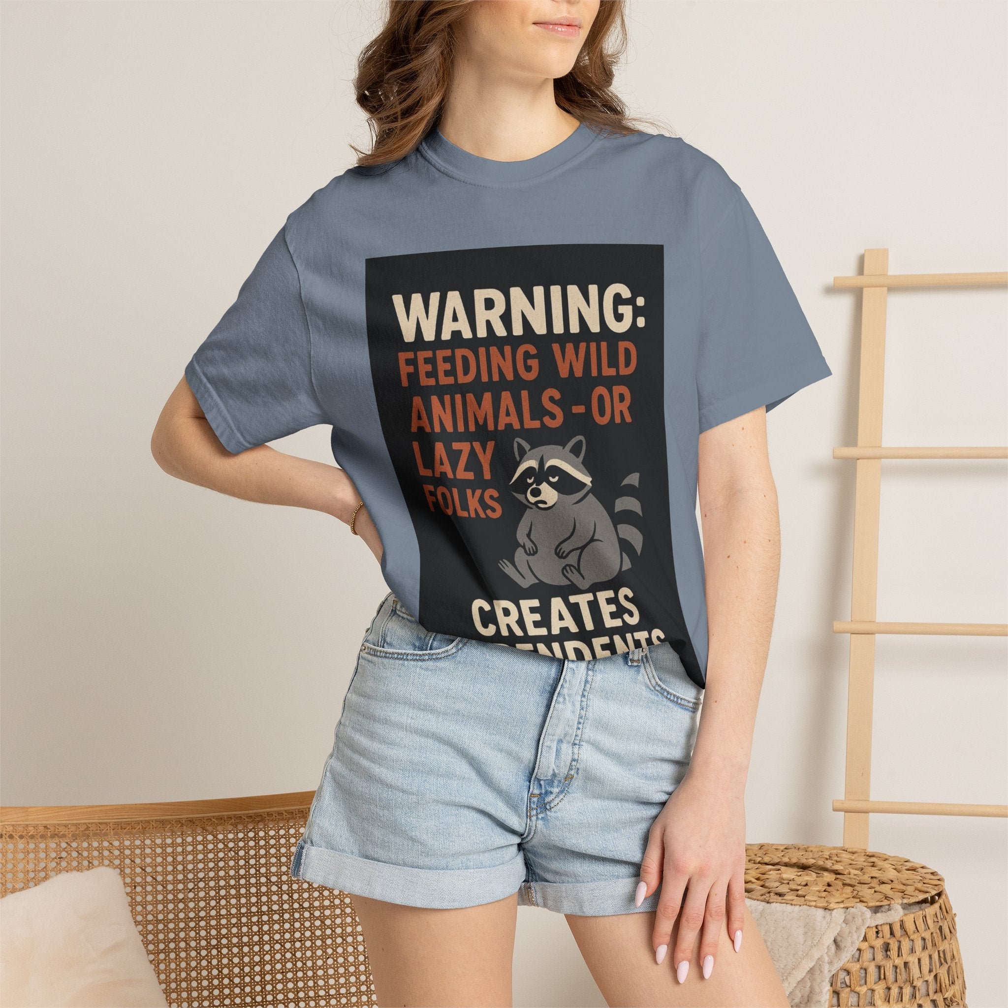 Warning: Feeding Wild Animals or Lazy Folks Creates Dependents T-Shirt