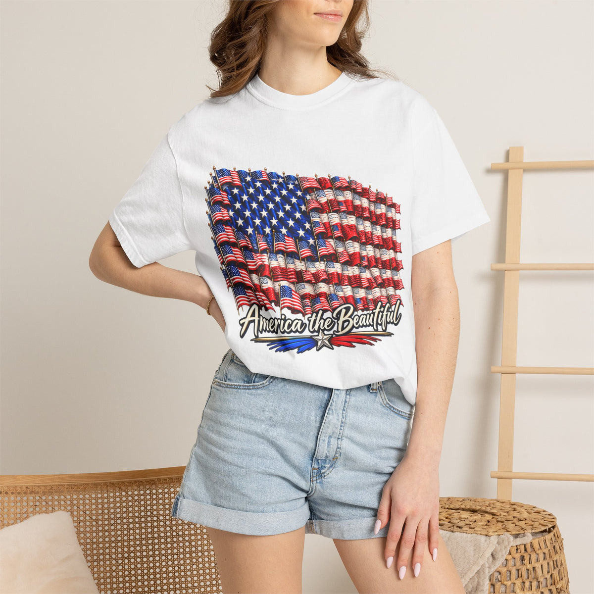 America the Beautiful Flag T-Shirt