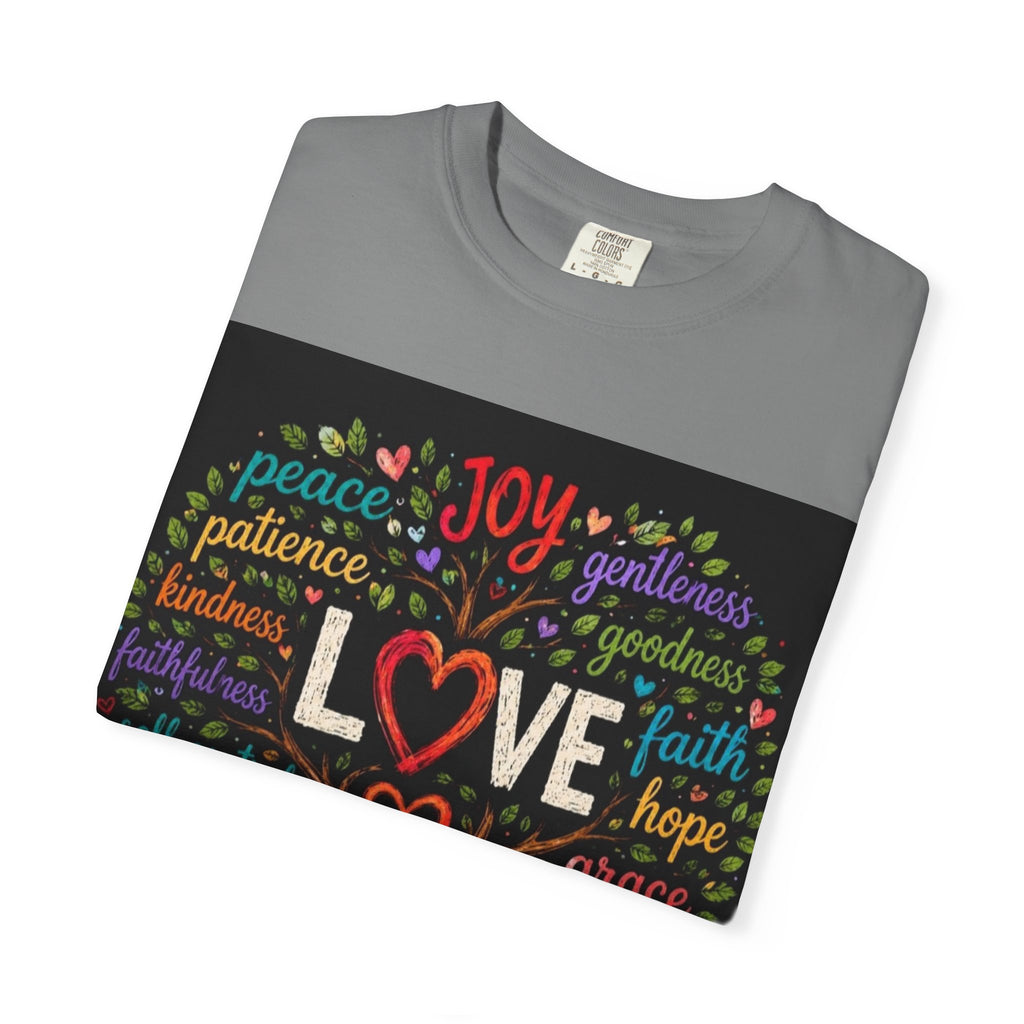 Love Tree T-Shirt — "Fruit That Grows From Love" Inspirational Faith Tee