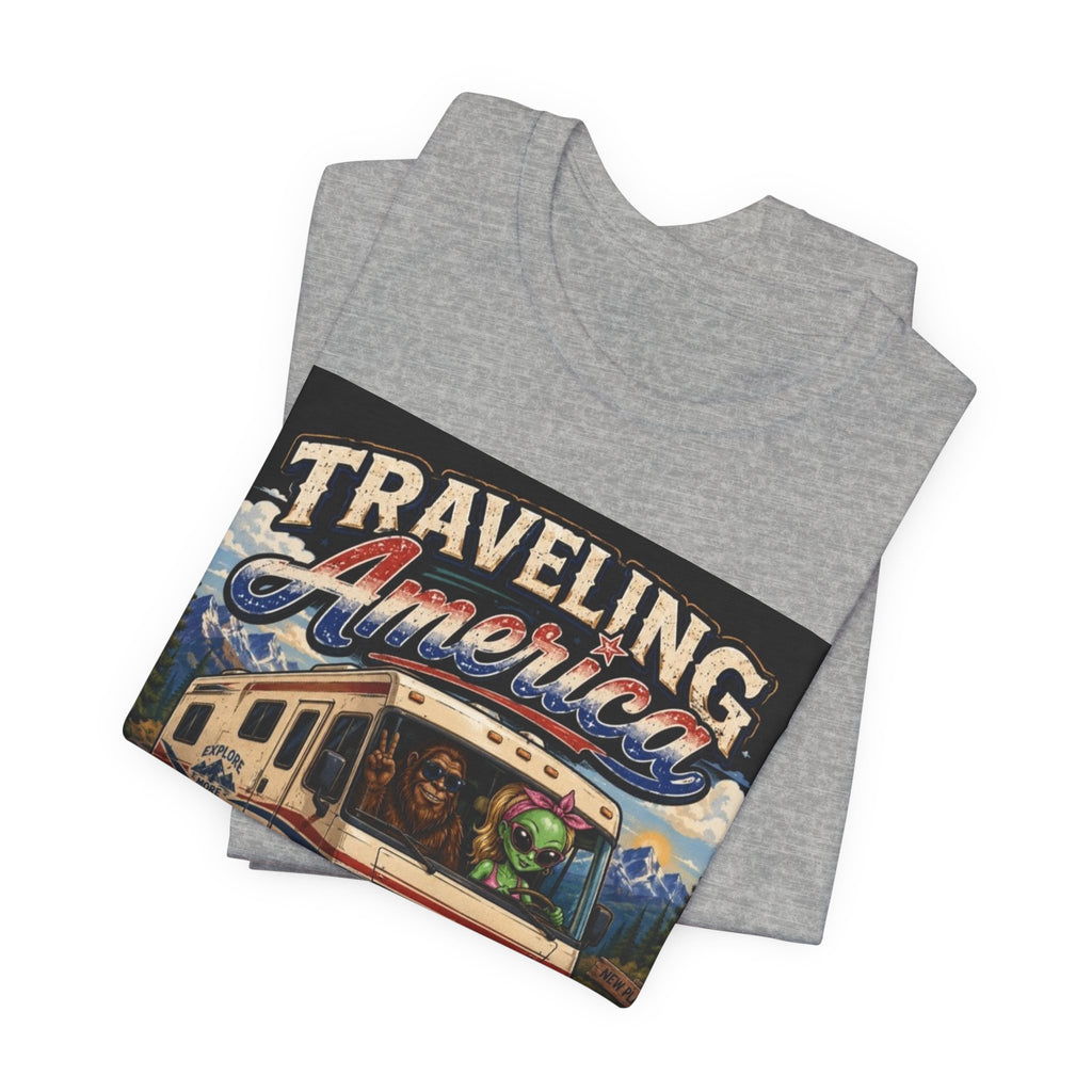 Traveling America RV Tee — "One State at a Time" Road Trip T‑Shirt