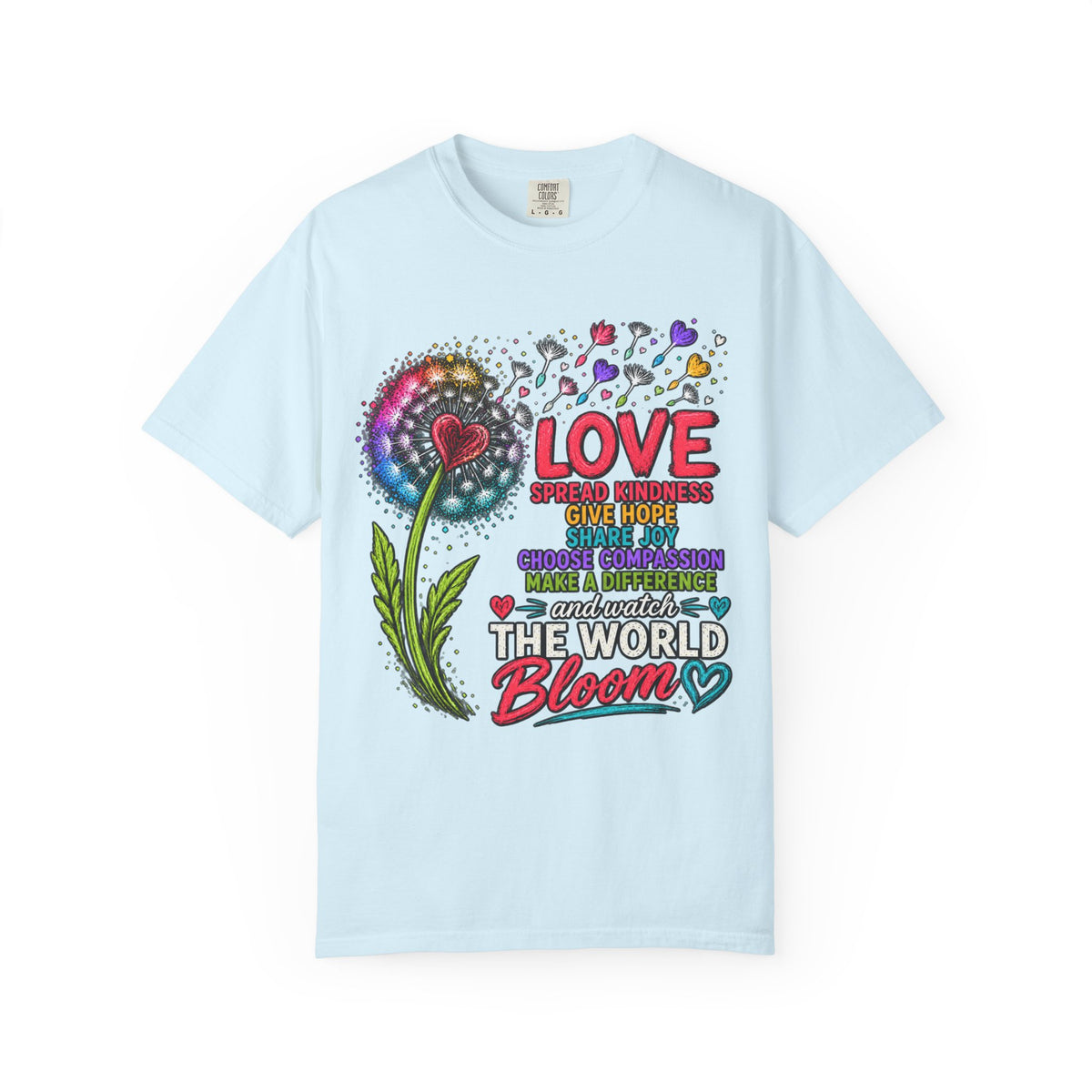 Love Blooms Floral Graphic T-Shirt