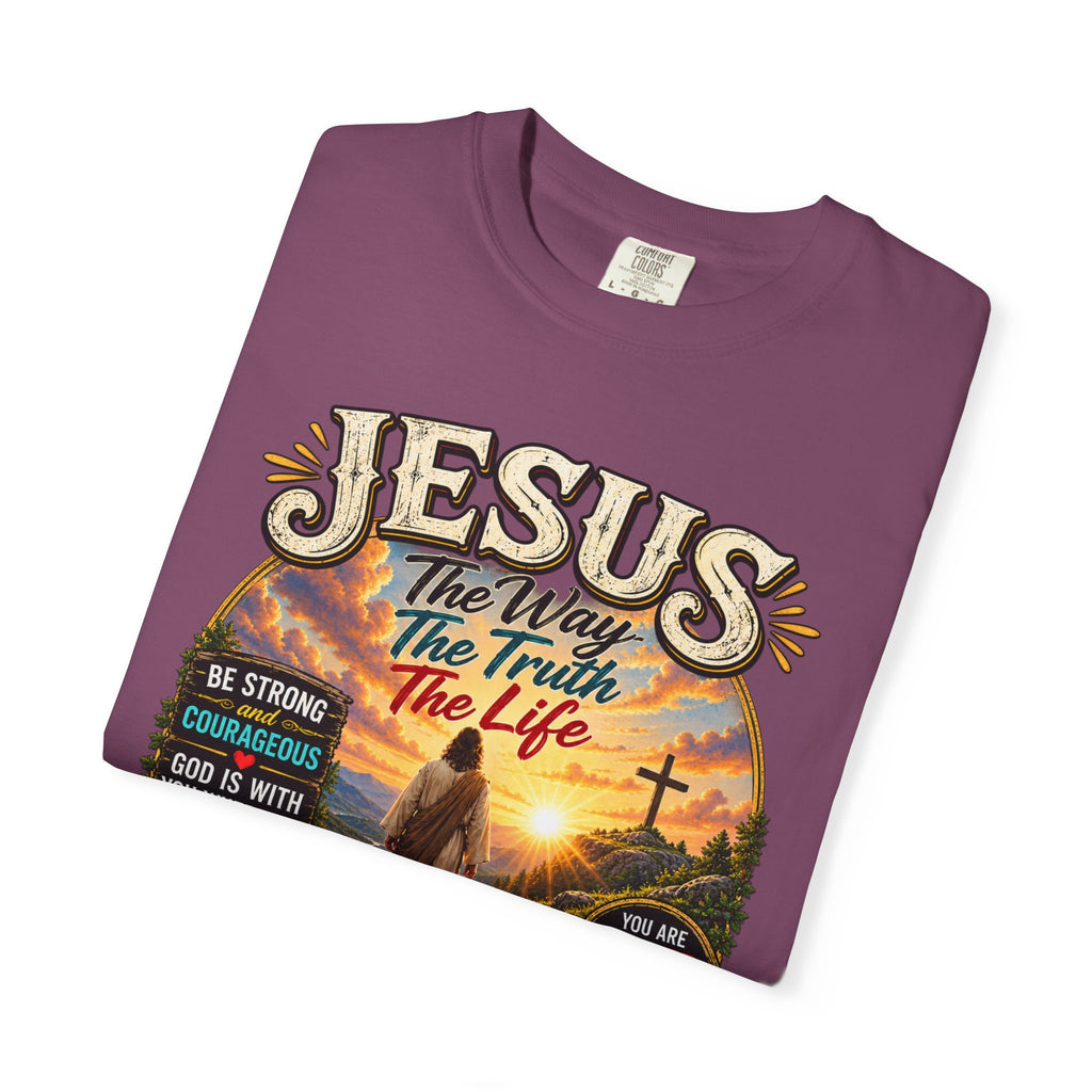 Jesus Faith T-Shirt — "Jesus: The Way, The Truth, The Life" Inspirational Christian Tee