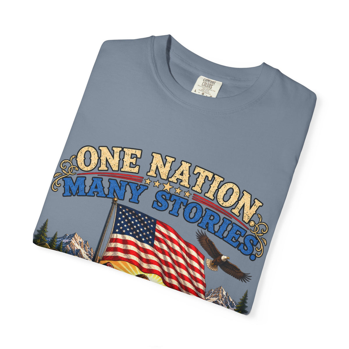 One Nation Many Stories One Flag T-Shirt