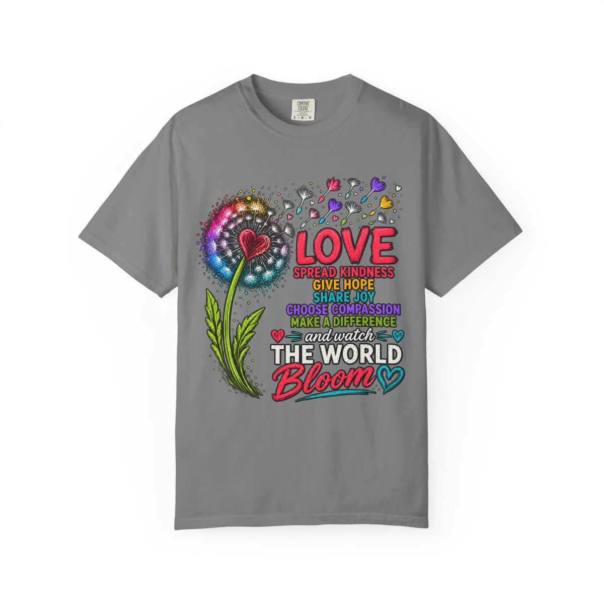 Love Blooms Floral Graphic T-Shirt