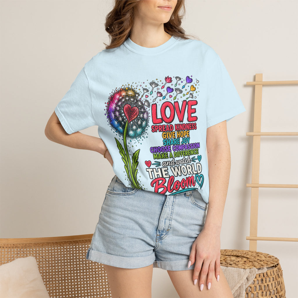 Love Blooms Floral Graphic T-Shirt