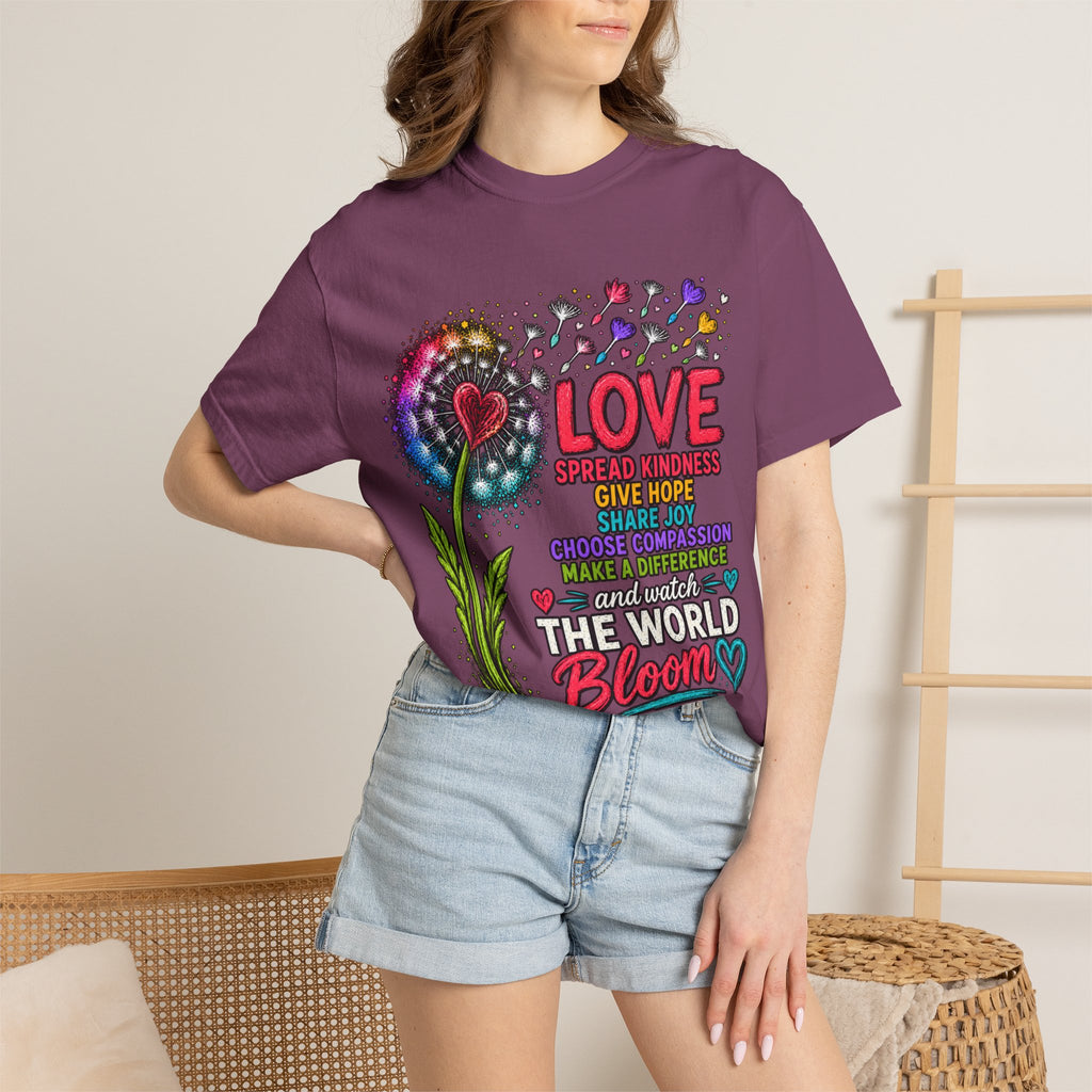 Love Blooms Floral Graphic T-Shirt