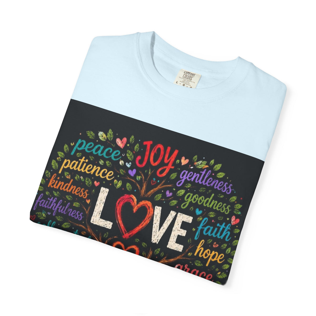 Love Tree T-Shirt — "Fruit That Grows From Love" Inspirational Faith Tee